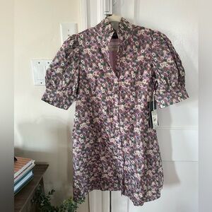 Hyacinth House Floral Mini Louisa Dress SMALL NWT
